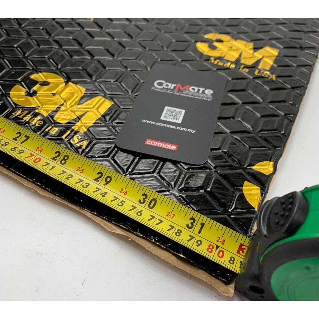 3M 2 in 1 Bitumen Acoustic Soundproof Pad Sound Proof Deadening Damping ...