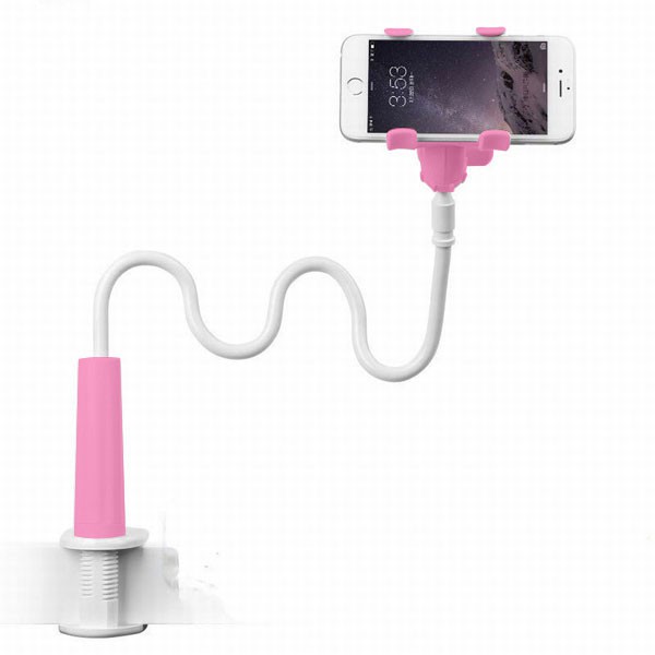 Lazy Bracket Phone Stand 360 Degree Rotate Desk Flexible Long Arm ...