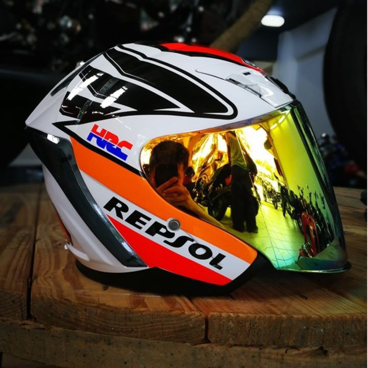 Repsol helmet best sale