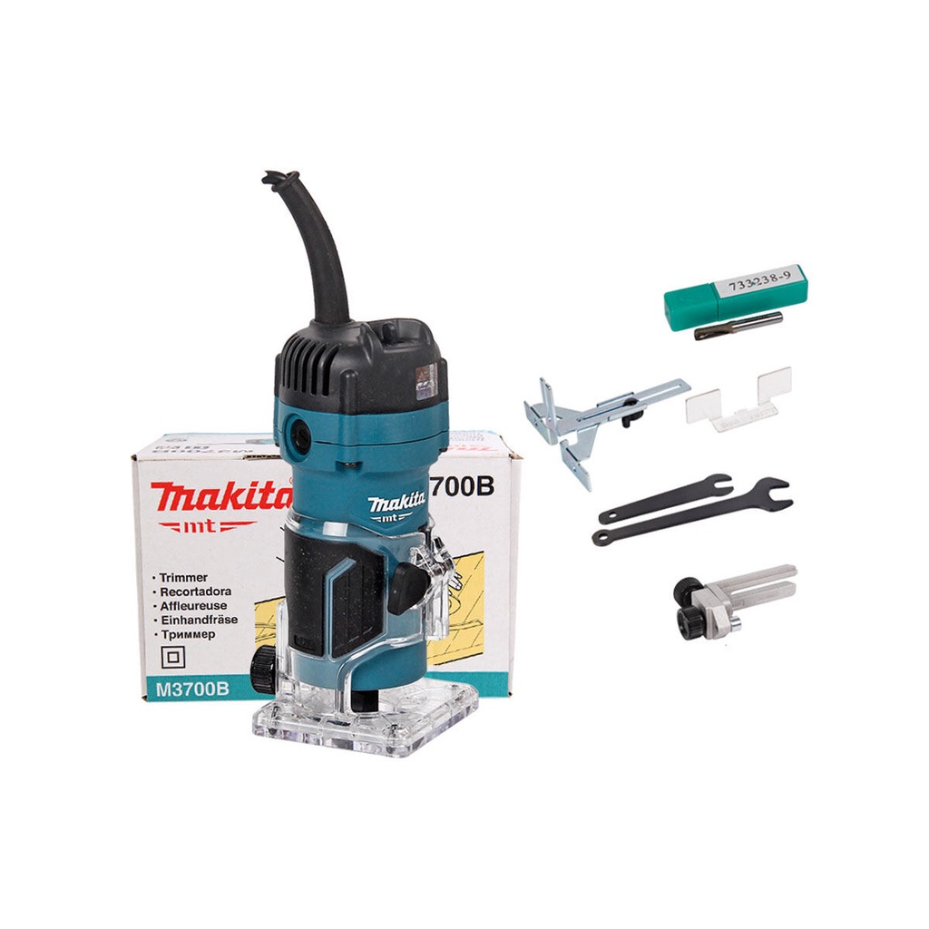 New Japan Makita M3700B M3701G Woodworking Edge Trimmers 530W Wood Slotting Machine Speed 35000rpm Carving Furniture
