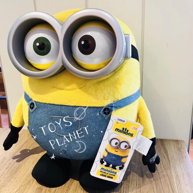 Talking best sale minion plush