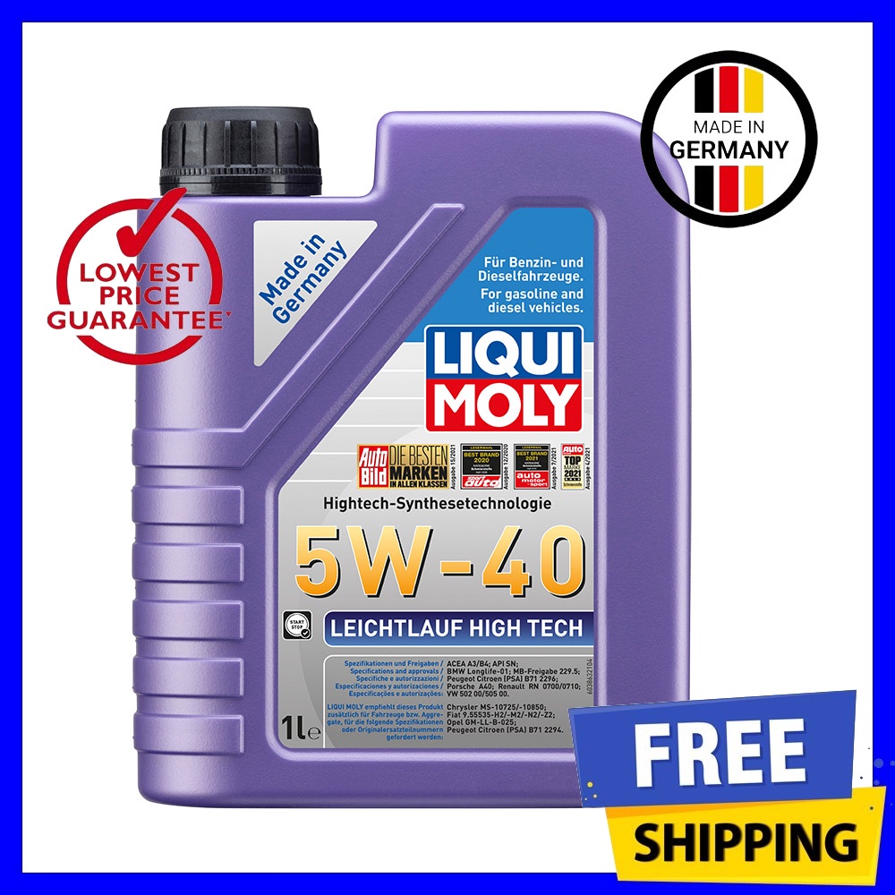 Liqui Moly LEICHTLAUF HIGH TECH 5W-40 (1L) , SYNTHOIL ENERGY 0W-40 (1L ...