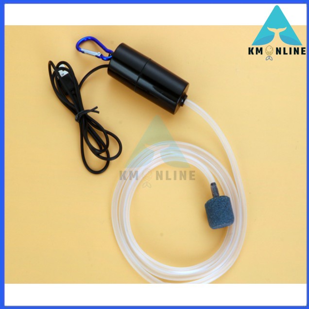 2-Pack Mini USB Aquarium Air Pump - Silent, Portable Oxygen Pump For Fish Tanks