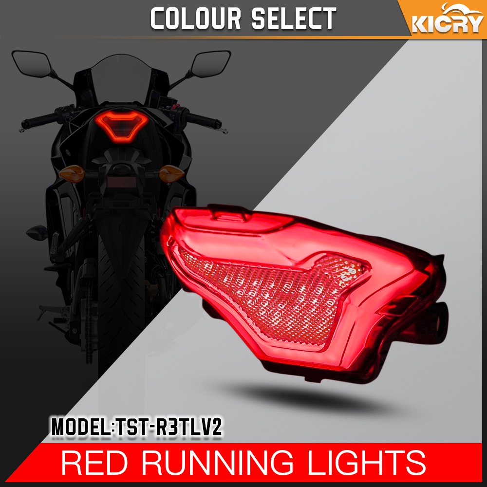 Y15ZR R25 MT07 MT25 TST LAMPU BELAKANG LED (SIAP SIGNAL) / TST TAIL ...