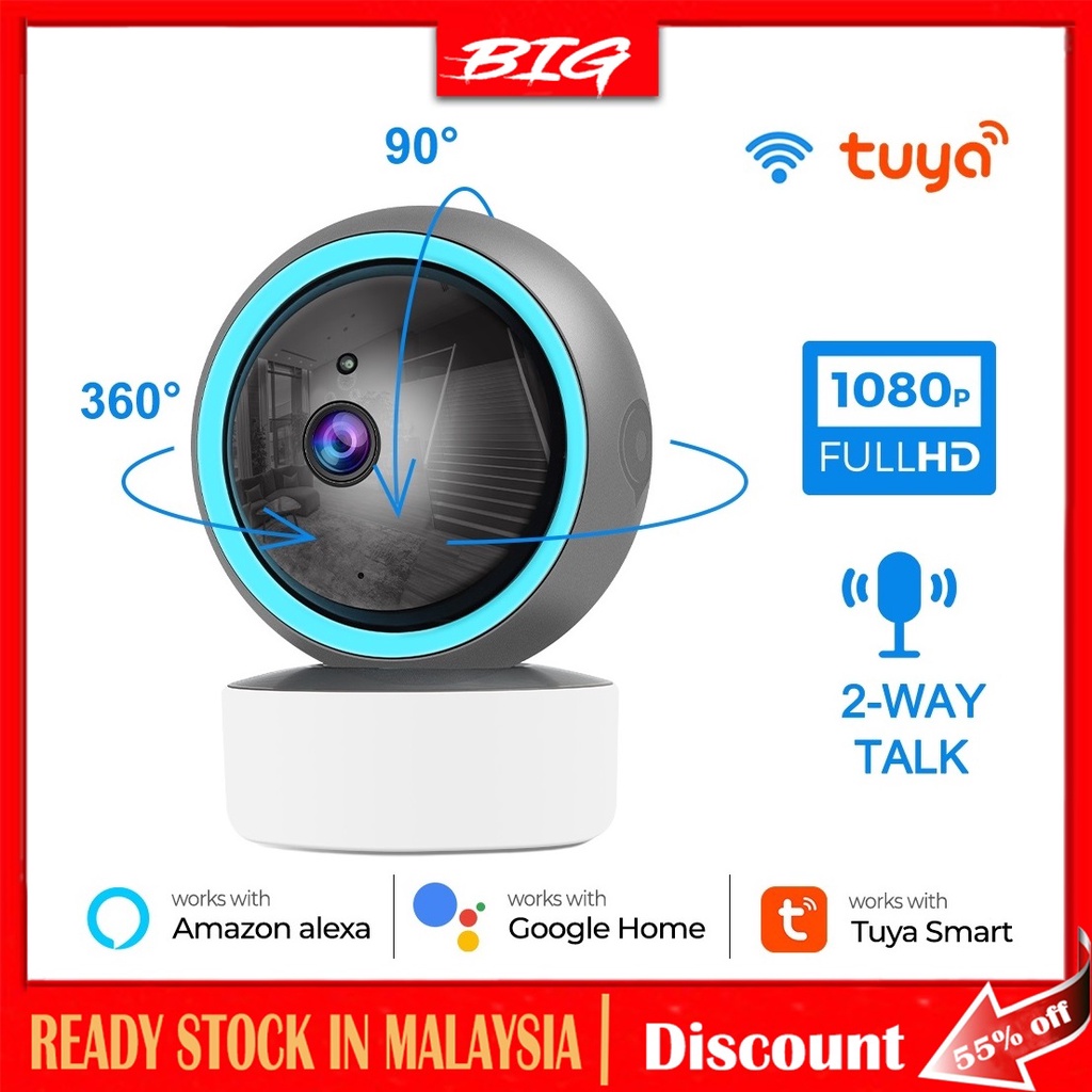 1080P Tuya Smart Mini Wifi Camera Indoor Wireless Security Home CCTV ...