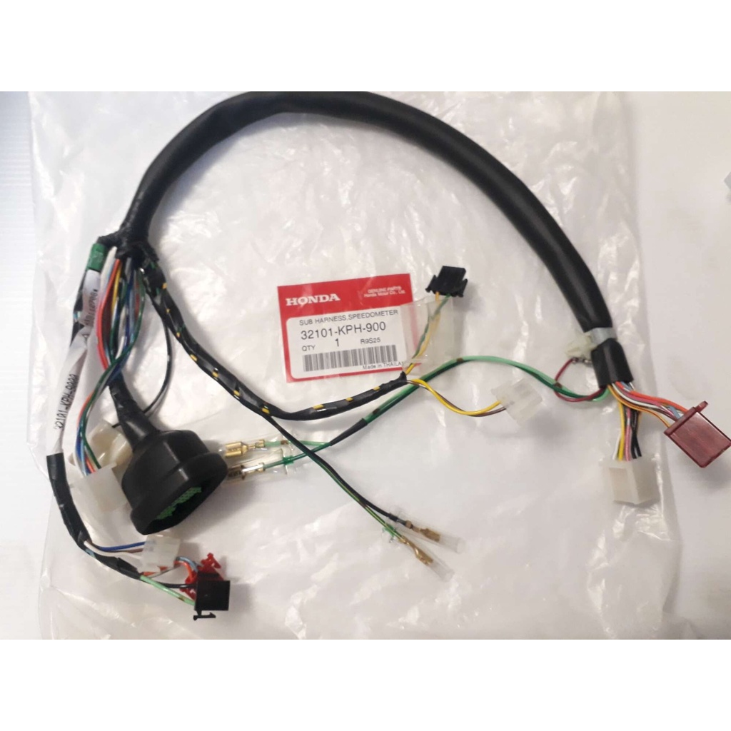 32101-KPH-900 Genuine Speedometer Wiring Kit Wave 125s Hand-Start Model ...