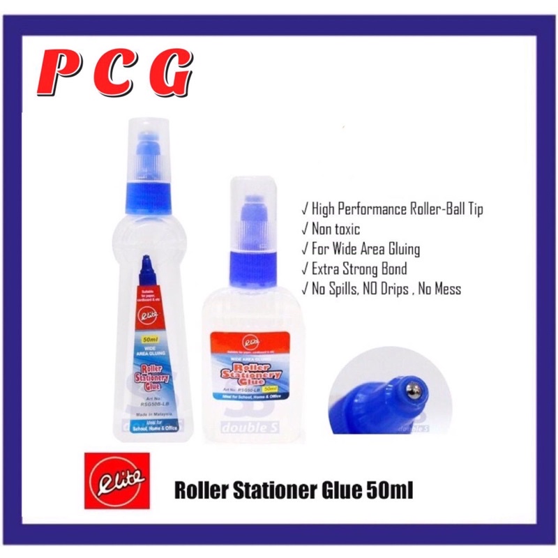 Roller Glue Clear Glue Transparent Glue 50ml [12pcs In Box]