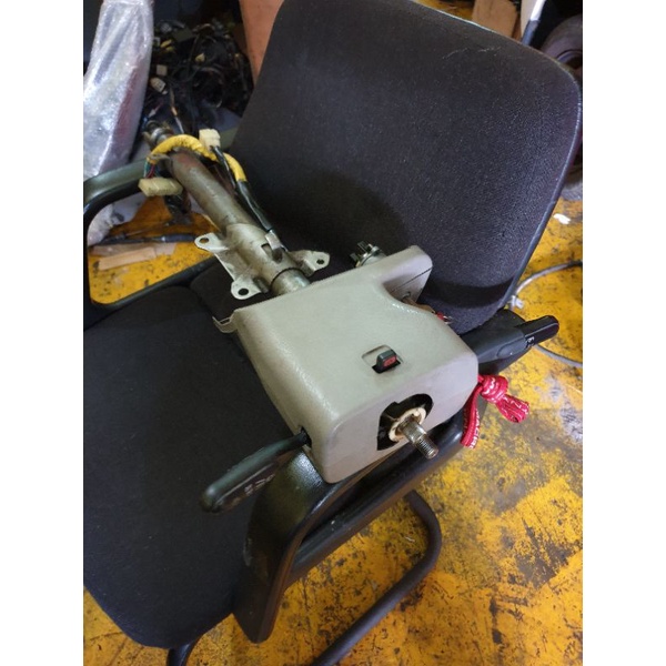 Steering shaft completed cover suis dan kunci kancil lampu bulat