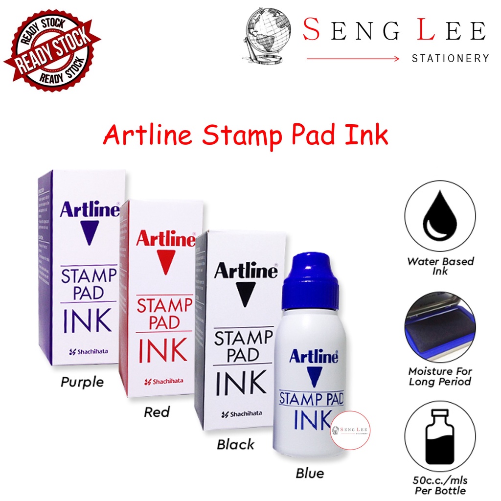 Artline Stamp Pad Ink (50ml) Shopee Malaysia