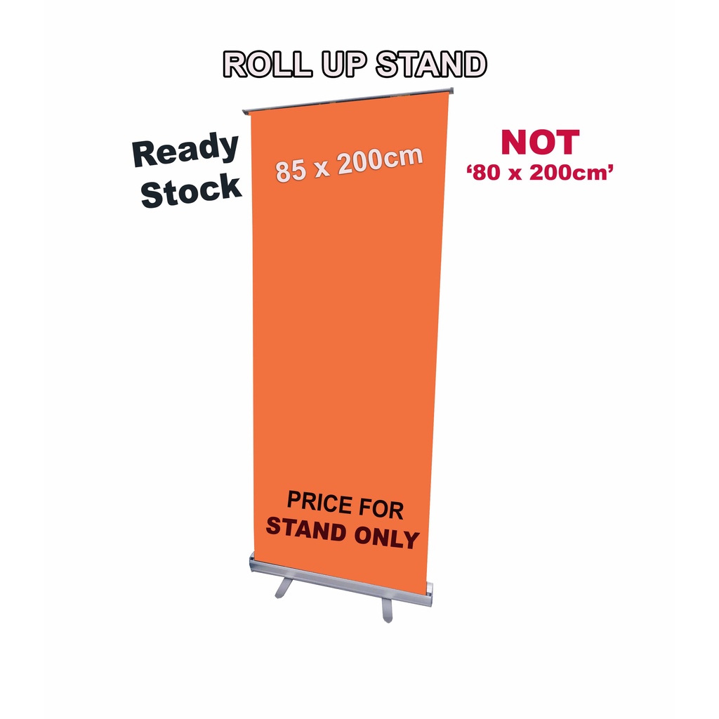Roll-up Bunting Banner Display Stand (Aluminum Grade A) [Stand Only ...