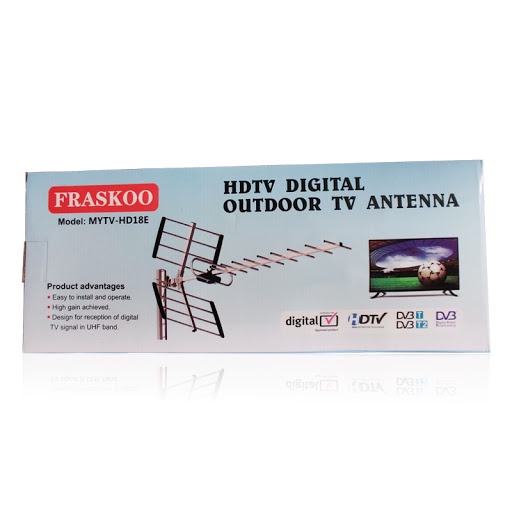 HD Digital Outdoor TV Antenna For DVBT2 HDTV ISDBT ATSC High Gain Strong  Signal Outdoor TV