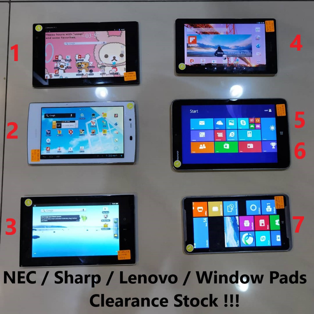 NEC / Sharp / Lenovo / Windows PAD Original USED | Shopee Malaysia