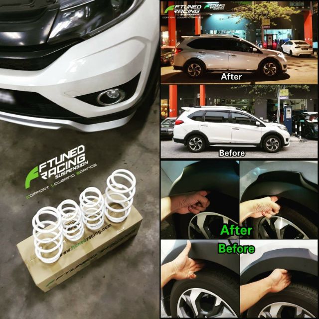 Honda BRV FTuned Racing CLS Sport Lowered Spring F-Tuned | Shopee Malaysia