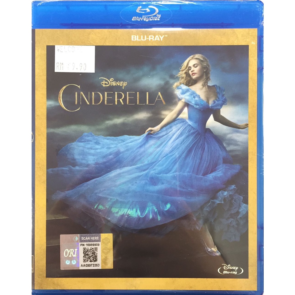 Blu-ray Movie Cinderella (Import 50GB) (2015) | Shopee Malaysia