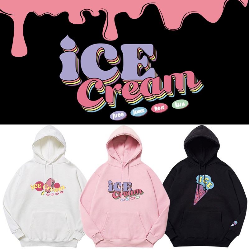 BLACKPINK ICE CREAM Women K Pop Korea Fashion Hoodie