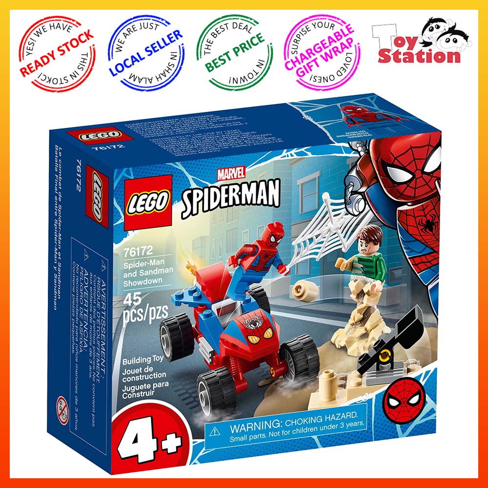 LEGO 76172 Super Heroes Spider-Man and Sandman's showdown