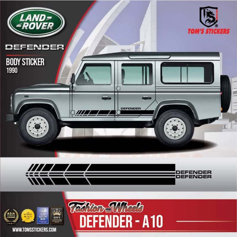 👍👍 LAND ROVER DEFENDER CAR BODY STICKER SET DEFENDER - A10 | Shopee ...