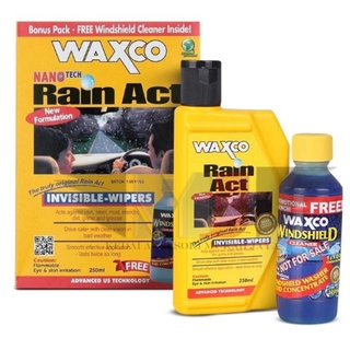 Rain Act 250 ml + Windshield Cleaner 120 ml – WAXCO Auto Care