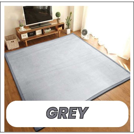 🌸 PRODUK TERBARU DAN TERKINI 🌸 TATAMI PLAIN RUG 190cm x 190cm | Shopee ...
