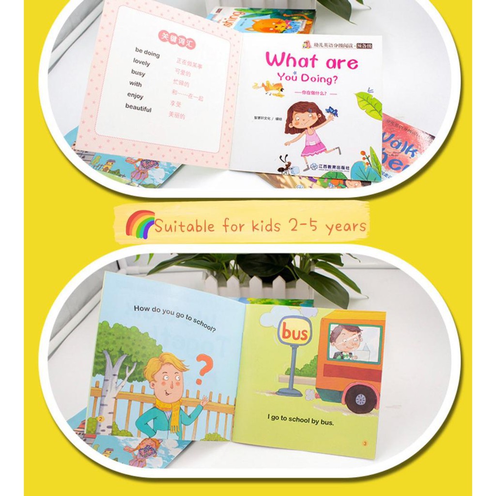 READY STOCK 60 Books Set English Story Book for Kids Learning Buku ...