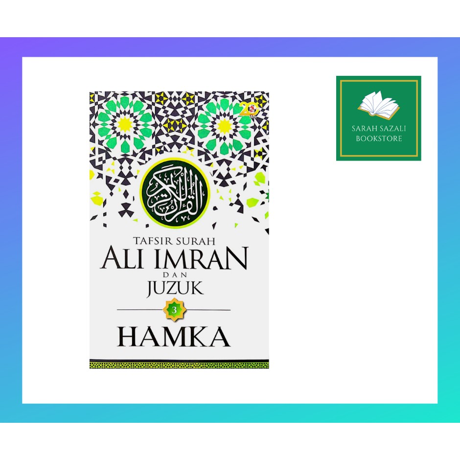 Tafsir Al Azhar Tafsir Surah Ali Imran Dan Juzuk Shopee Malaysia