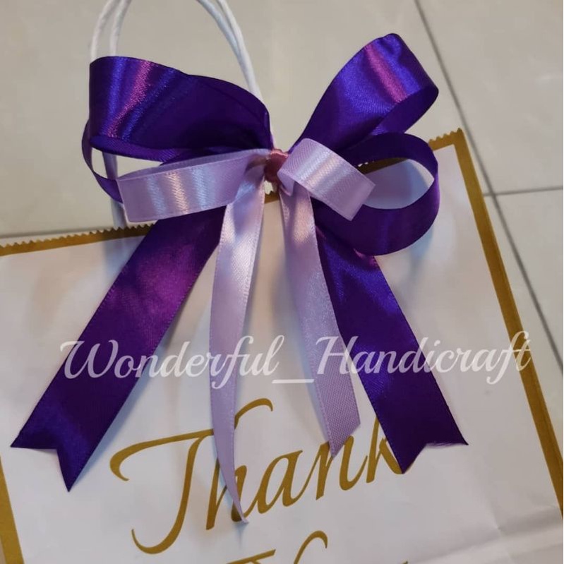 ReadyMade Ribbon Satin Colorful Ribbons hamper Ribbon Reben Hantaran Shopee Malaysia