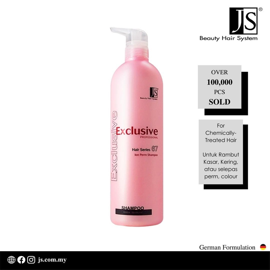 JS Beauty Hair system shampoo / Conditioner/Treatment Shampoo/ Deep