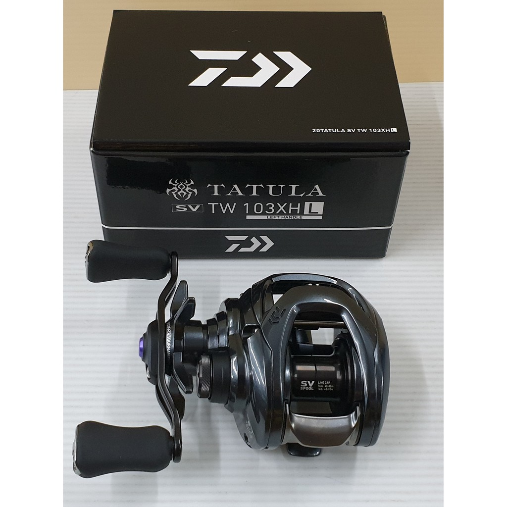 2020 DAIWA TATULA SV TW 103SHL AND 103XHL REEL BAITCASTING LOW PROFILE REEL