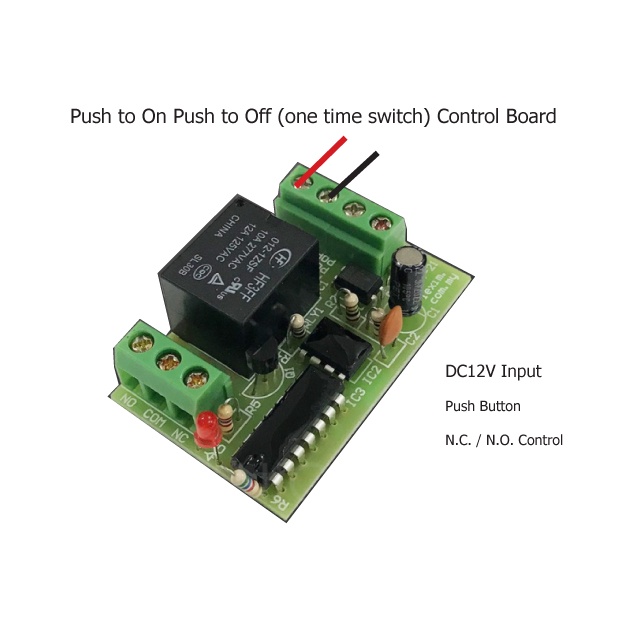 Power Relay Push On Push Off Control Board for Panic Alarm Siren Horn ...
