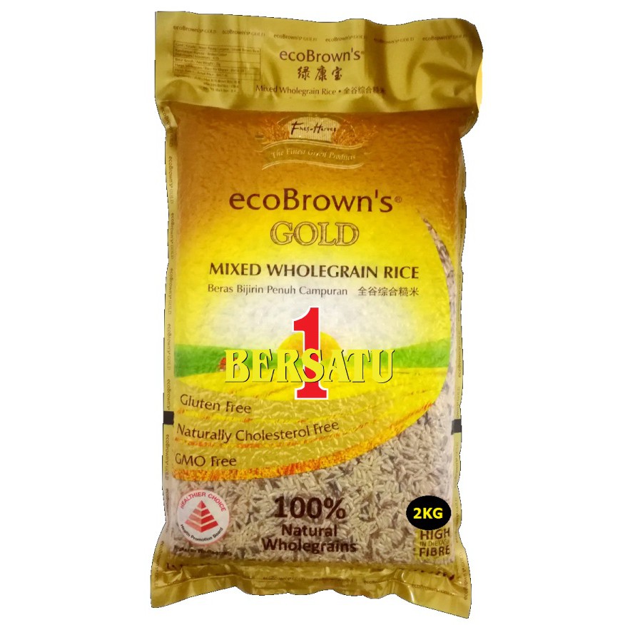 ecoBrown’s GOLD MIXED WHOLEGRAIN RICE / BERAS BIJIRIN PENUH CAMPURAN