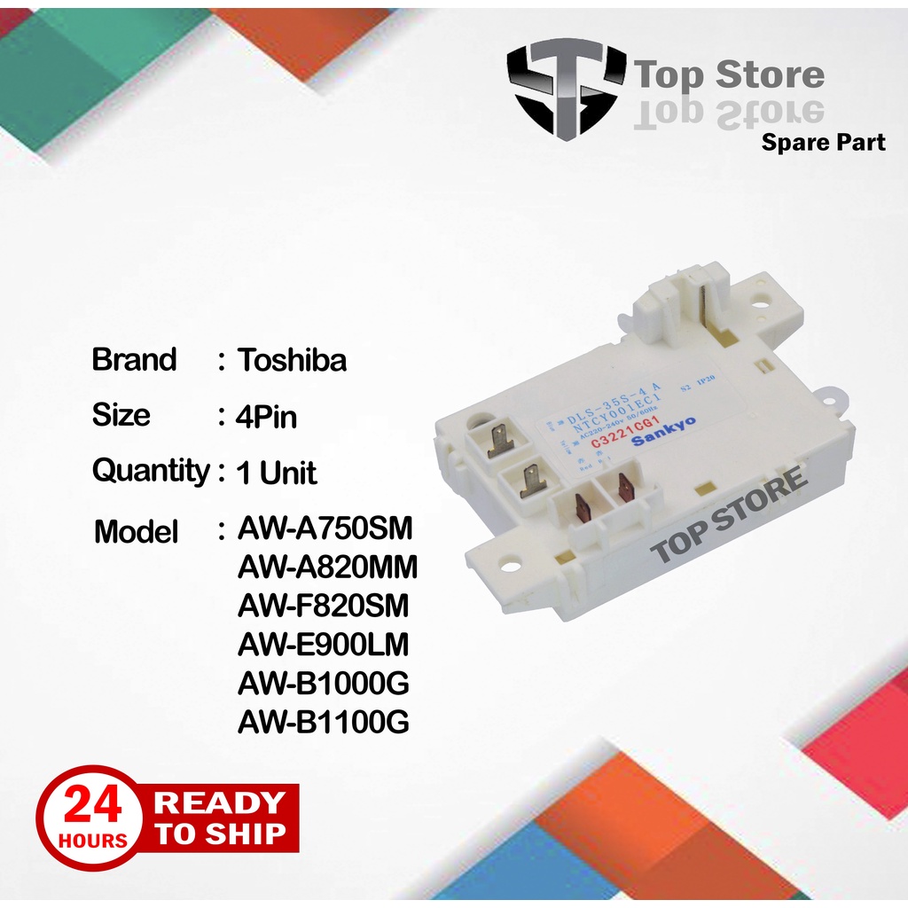 Toshiba Washing Machine Lid Lock AWA750SM AWA820MM AWF820SM AW