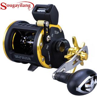 Sougayilang Trolling Drum Left/Right Hand Fishing Reels Tra-30 For
