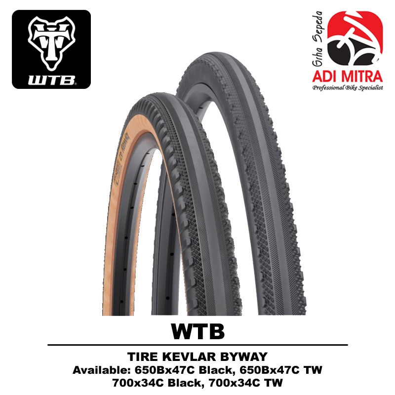 Tire Kevlar WTB Byway Bicycle Outer Tire Shopee Malaysia
