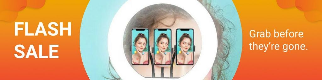 Multiple Size LED Ring Light for Live Streaming and YouTube Videos ...
