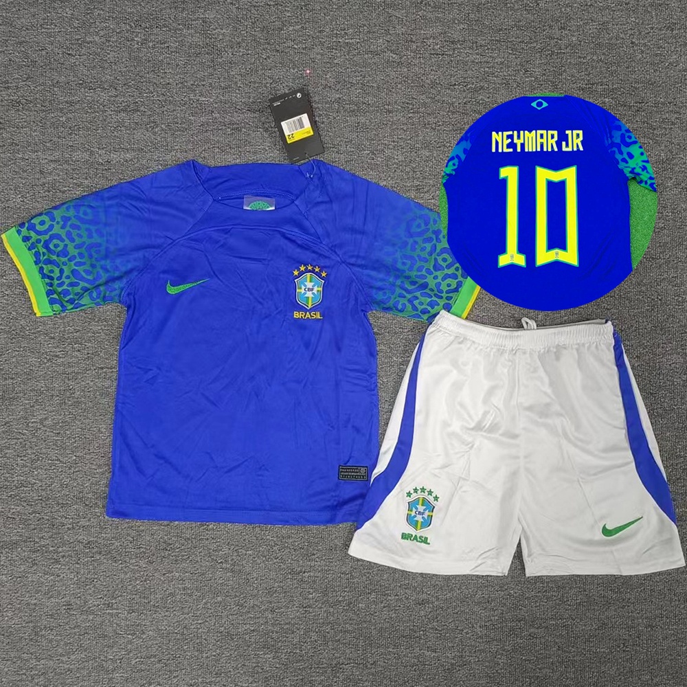 Buy Brazil Football Jersey Neymar 10 2023 for Kids & Boys (18-24 Months)  Online at Best Prices in India - JioMart.