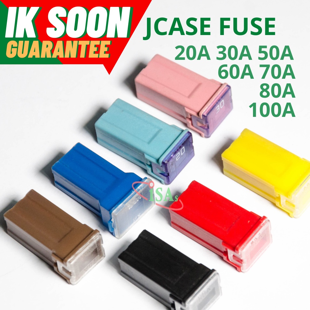 J Case Low Profile Fuse Uxcell Automotive Cartridge Fuse 48V 20/30/40 ...