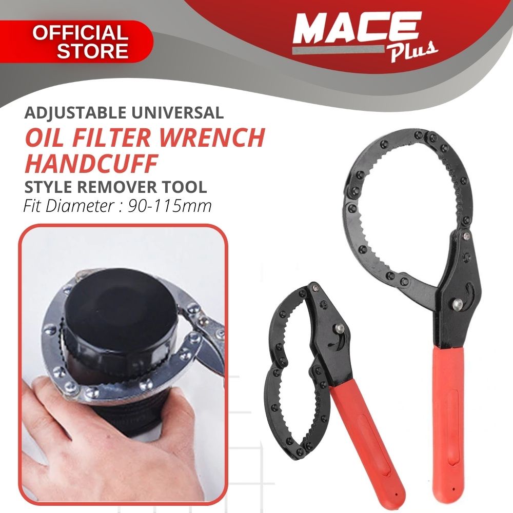 Universal Adjustable Car Truck Engine Oil Filter Wrench Handcuff Style Remover Tool Spanner Non