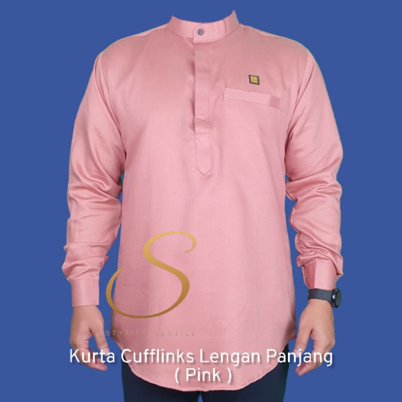 kurta cotton collar cufflinks Shopee Malaysia