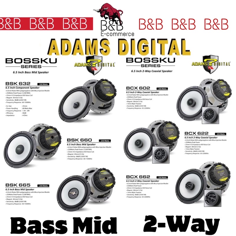 ADAMS DIGITAL BossKu Series Series 6.5
