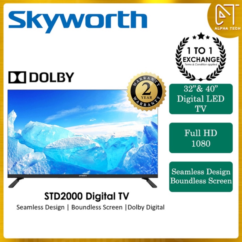 SKYWORTH STD2000 2K Pro Theatre Full HD FHD LED TV (32