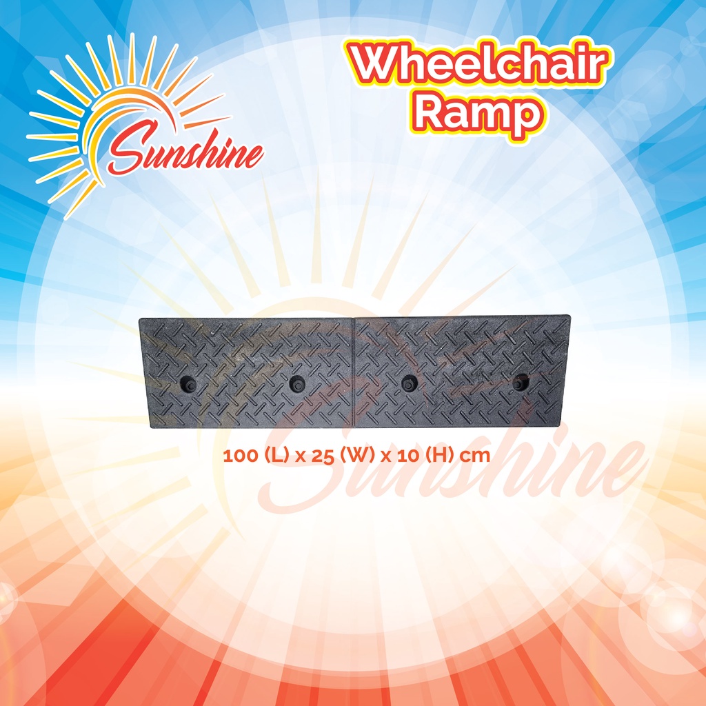 Heavy Duty Rubber Plastic Threshold Ramp (used to move easily on the ...