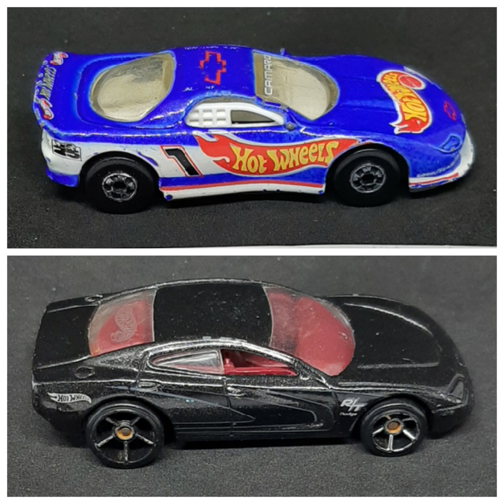 Hot Wheels 93 CAMARO DODGE CHARGER RT Preloved Loose Mattel Diecast Car