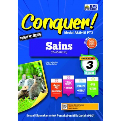 CONQUER! SAINS TINGKATAN 3 MODUL AKTIVITI PT3 KSSM (2021) | Shopee Malaysia