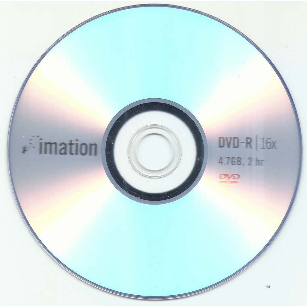 Imation DVD-R 4.7GB 120 Minutes 16x Recordable Blank Disc Media (1 ...