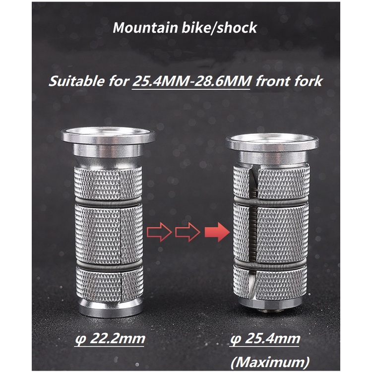 【Lengthen】Bike Fork Steerer Headset Stem Adjuster Top Cap Star Nut ...