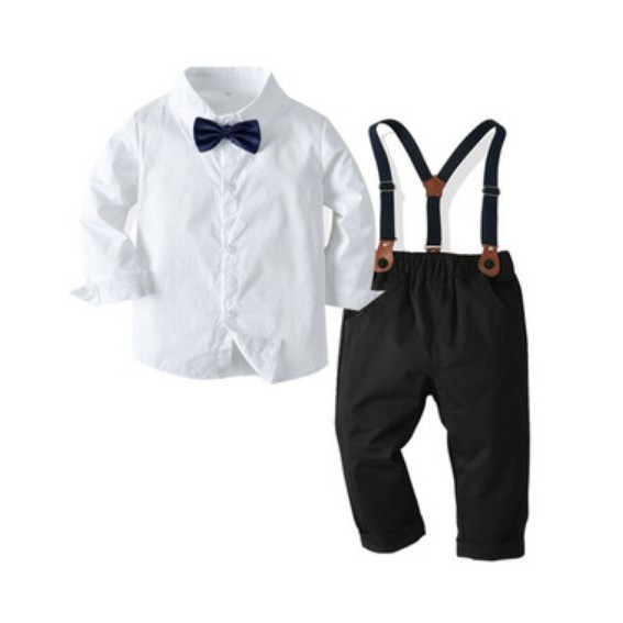 Ready Stock Baby Boys Clothing Set Spring Blue Shirt Jeans Pant ...