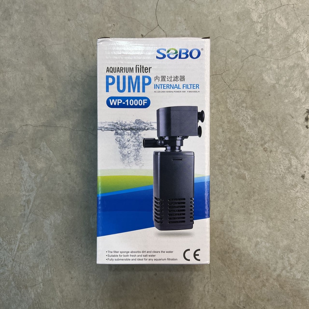 Sobo Aquarium Internal Filter Pump WP1000F Shopee Malaysia