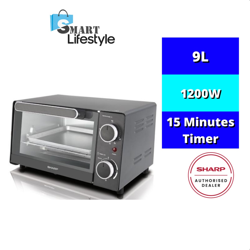 Sharp Toaster Oven (9L) EO9MTBK Shopee Malaysia
