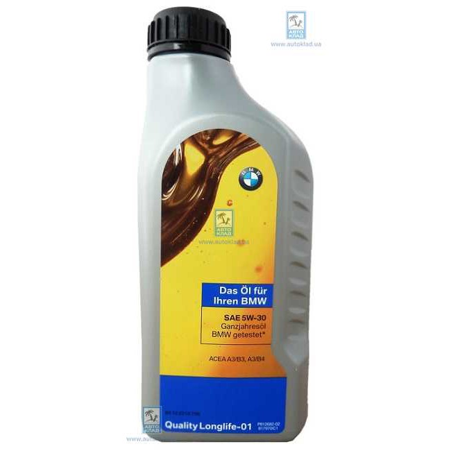 BMW GENUINE ENGINE OIL E60 E90 F10 X6 F01 5W30 longlife 1L | Shopee ...