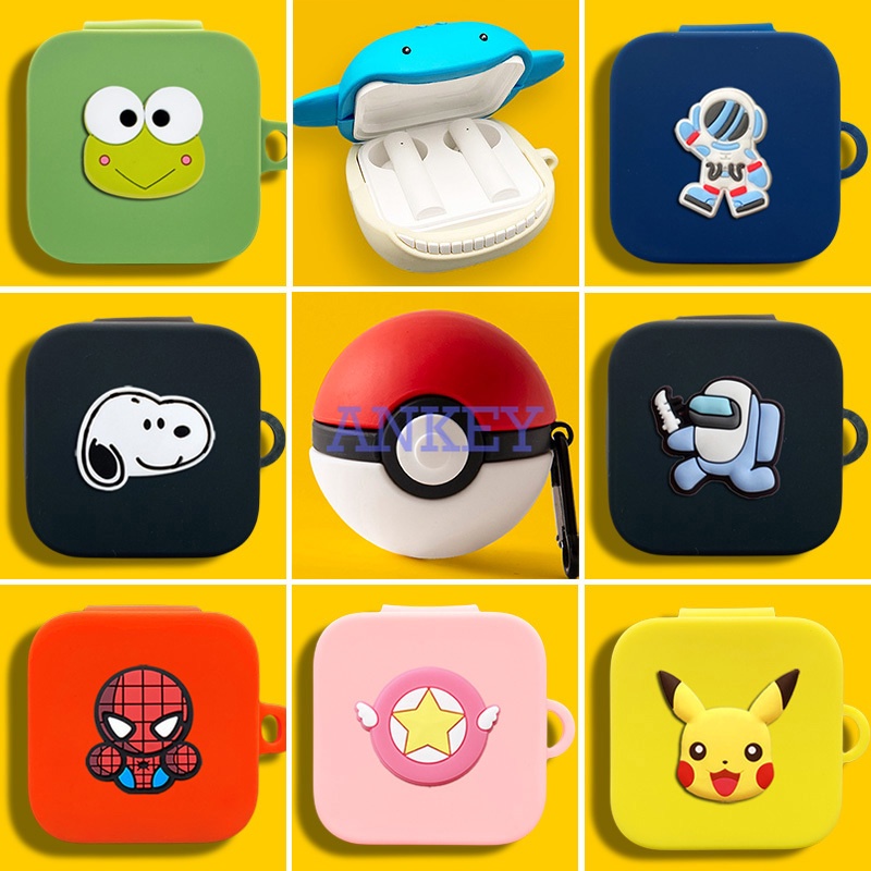 Xiaomi Air 2 SE Mi True Wireless Earphones 2 Basic Cover Pokemon Cartoon Earphone Silicone Case Earbuds Waterproof Shockproof Soft Protective Headphone Cover Headset Skin with Hook Shopee Malaysia